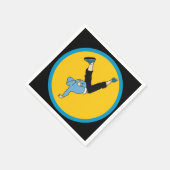 Dance hip hop tween thema verjaardagsfeestje servet (Hoek)