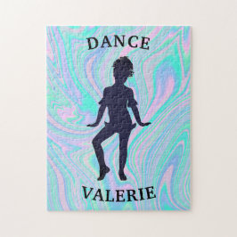 Dance Hologram Puzzle met haar naam! Legpuzzel