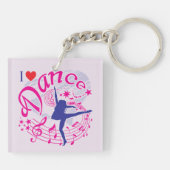 Dance - Ik hou van dans Sleutelhanger (Achterkant)
