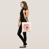 Dance, ik hou van dans tote bag (Voorkant (model))