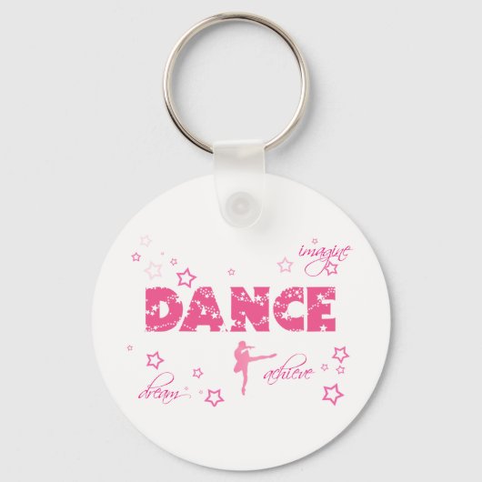 Dance Imagine Achieve Dream Sleutelhanger (Voorkant)