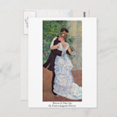 Dance in de stad door Pierre-Auguste Renoir Briefkaart (Voorkant / Achterkant)