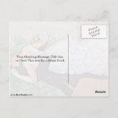 Dance in de stad door Pierre-Auguste Renoir Briefkaart (Achterkant)