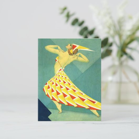 Dance in Deco Briefkaart (Staand voorkant)
