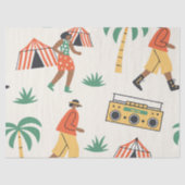 Dance in summer tissuepapier (Voorkant)