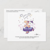 DANCE IN THE RAIN Briefkaart, April McCallum Briefkaart (Voorkant / Achterkant)