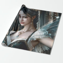 Dance Inspired Fantasy Verjaardag Gift Wrap Paper Cadeaupapier