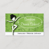 Dance Instructor | Ballet Dancer | Ballerina Visitekaartje (Voorkant)