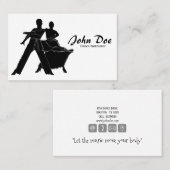 Dance Instructor Ballroom Salsa Visitekaartje (Voorkant / Achterkant)