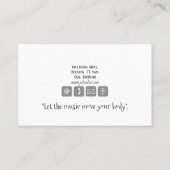 Dance Instructor Ballroom Visitekaartje (Achterkant)