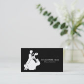 Dance Instructor Business Card Template Visitekaartje (Staand voorkant)