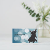 Dance Instructor Business Card Template Visitekaartje (Staand voorkant)