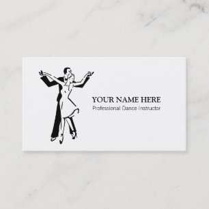 Dance Instructor Business Card Template Visitekaartje