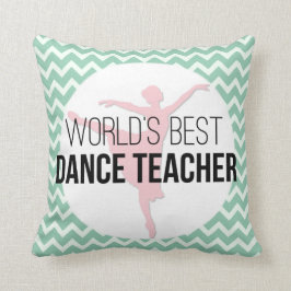 Dance Instructor Chevron Persoonlijk Dank u Kussen