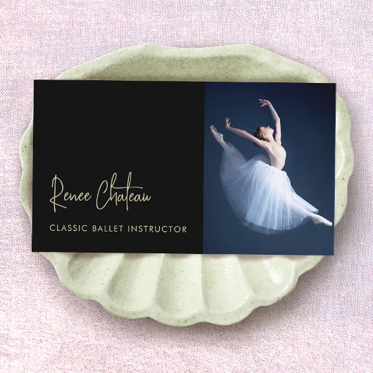 Dance Instructor Foto Visitekaartje