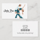 Dance Instructor Latijns Visitekaartje (Voorkant / Achterkant)