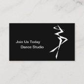 Dance Instructor, school, uitvoerder Visitekaartje (Voorkant)