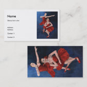 Dance Instructor Visitekaartje (Voorkant / Achterkant)
