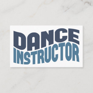 Dance Instructor Visitekaartjes