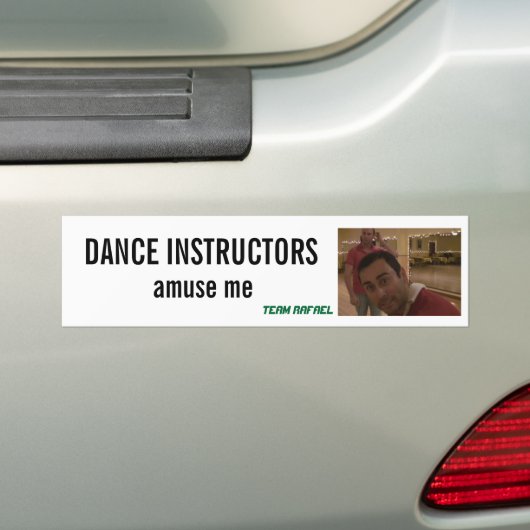 Dance Instructors Bumpersticker (Op auto)