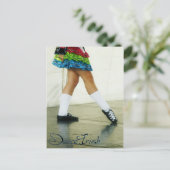 Dance Irish Blue Briefkaart (Staand voorkant)