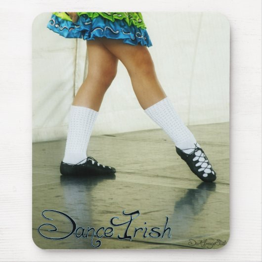Dance Irish Blue Mousepad Muismat (Voorkant)