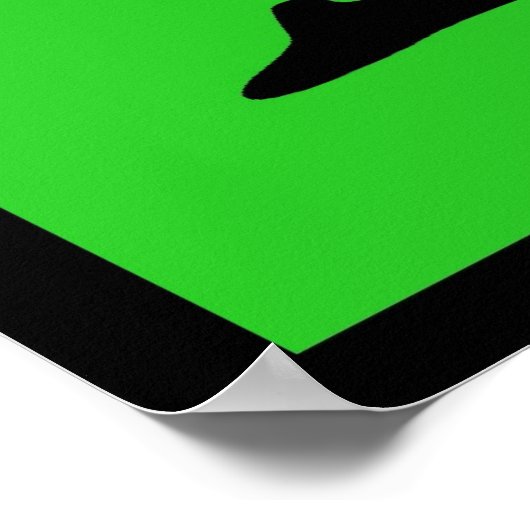 Dance Irish Dancer Silhouettes Poster (Hoek)