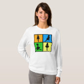 Dance Irish Dancer Silhouettes T-shirt (Voorkant volledig)