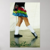 Dance Irish (green) Print (Voorkant)