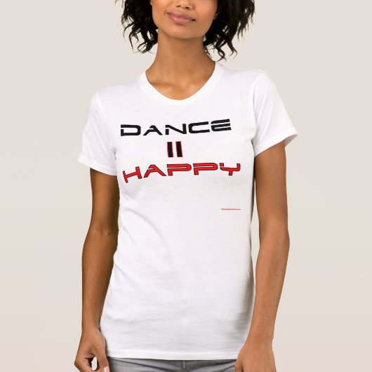 Dance is blij t-shirt (Voorkant)