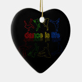Dance is leven keramisch ornament (Rechts)