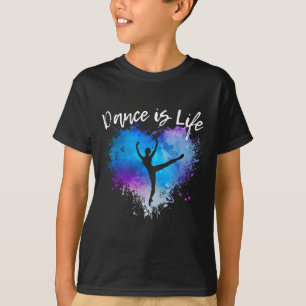 Dance is Life Ballet Dancing Ballerina Tween T-shirt