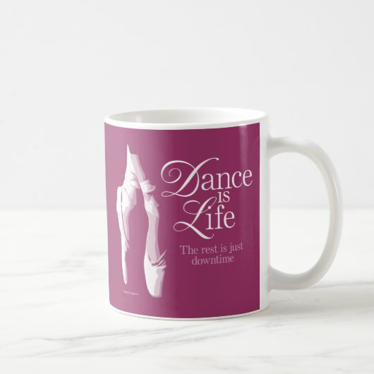 Dance is Life Coffee-Mok Koffiemok (Rechts)