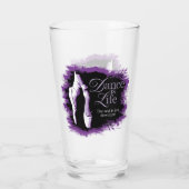 Dance is life glas (Achterkant)