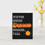 Dance is life kaart (Gele Bloem)