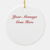 Dance is life keramisch ornament (Achterkant)