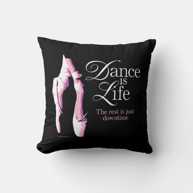 Dance is life kussen (Voorkant)