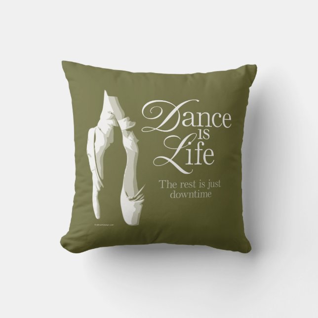 Dance is life kussen (Voorkant)