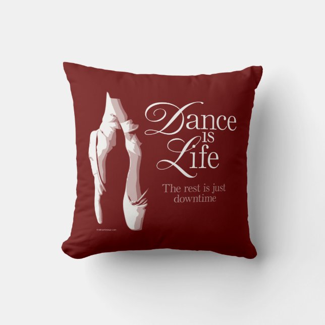 Dance is life kussen (Voorkant)
