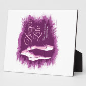 Dance is Life Plaque Fotoplaat (Zijkant)