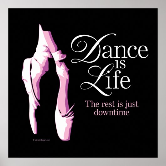 Dance is life poster (Voorkant)