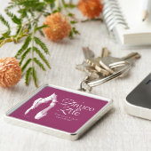 Dance is life sleutelhanger (Zijkant)