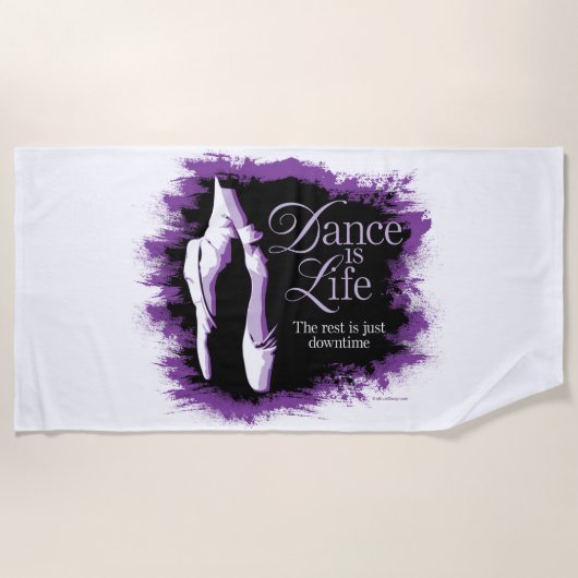 Dance is life strandlaken (Voorkant)