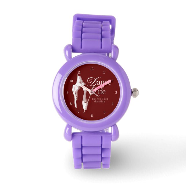 Dance is Life Wrist Watch Horloge (Voorkant)