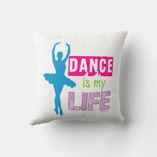 Dance is mijn leven kussen (Achterkant)