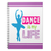 Dance is mijn leven notitieboek (Voorkant)