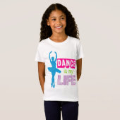 Dance is mijn leven t-shirt (Voorkant volledig)