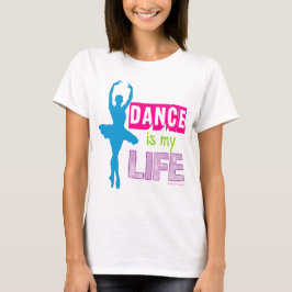 Dance is mijn leven t-shirt