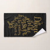 Dance is niet het antwoord bad handdoek (Handdoek)