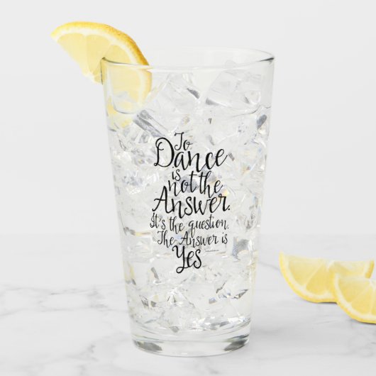 Dance is niet het antwoord glas (Voorkant ijs)